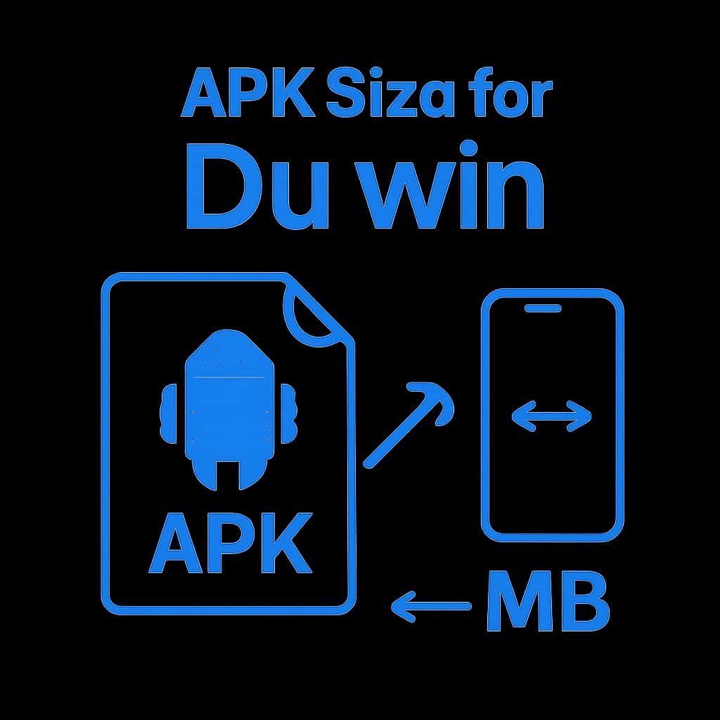 Illustration on APK Size for Du win.