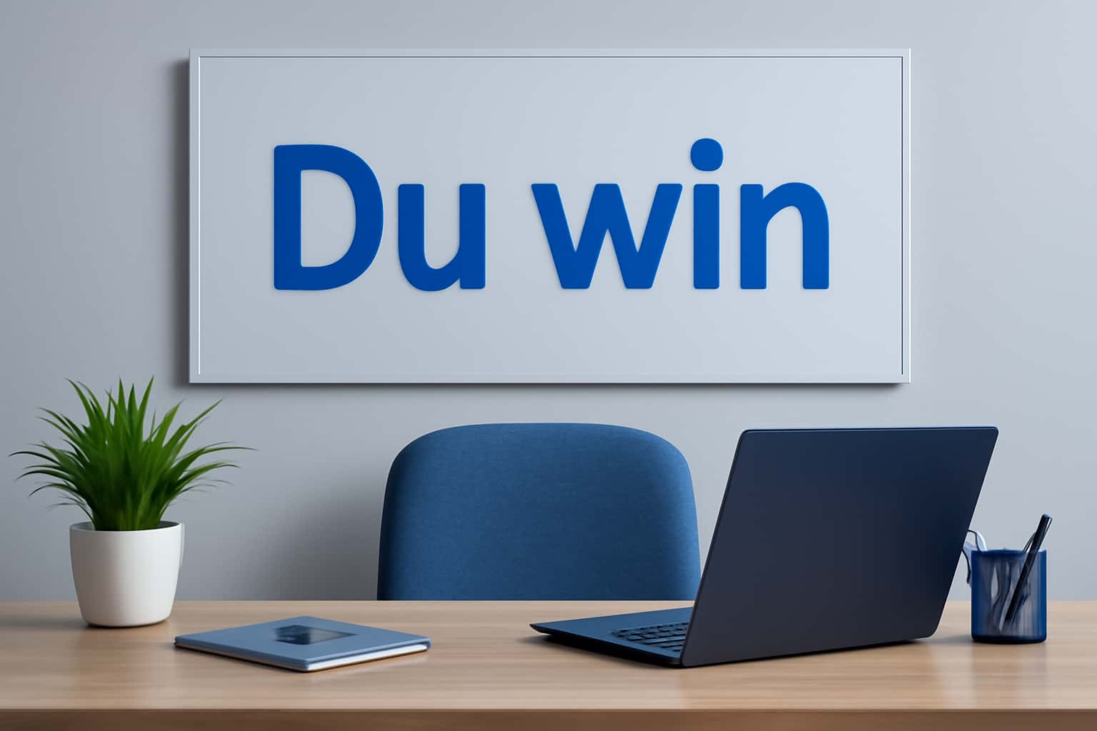 An illustrative scene depicting Du win Guides with the title prominently displayed.