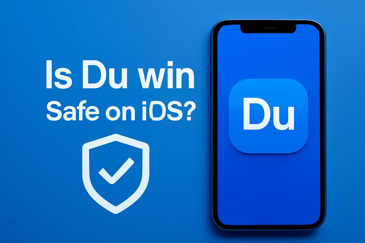 Information regarding the safety of the Du win app on iOS.