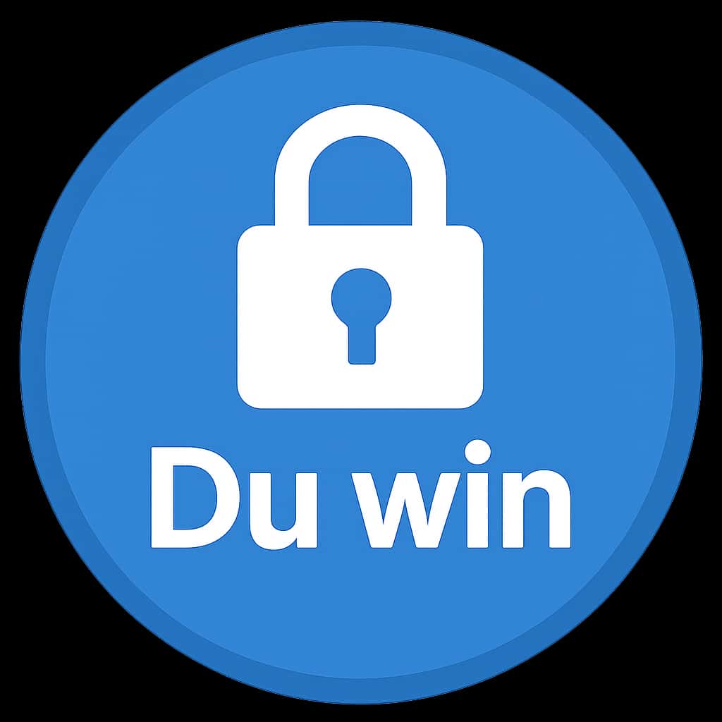 A badge image illustrating the title 'Du win'.